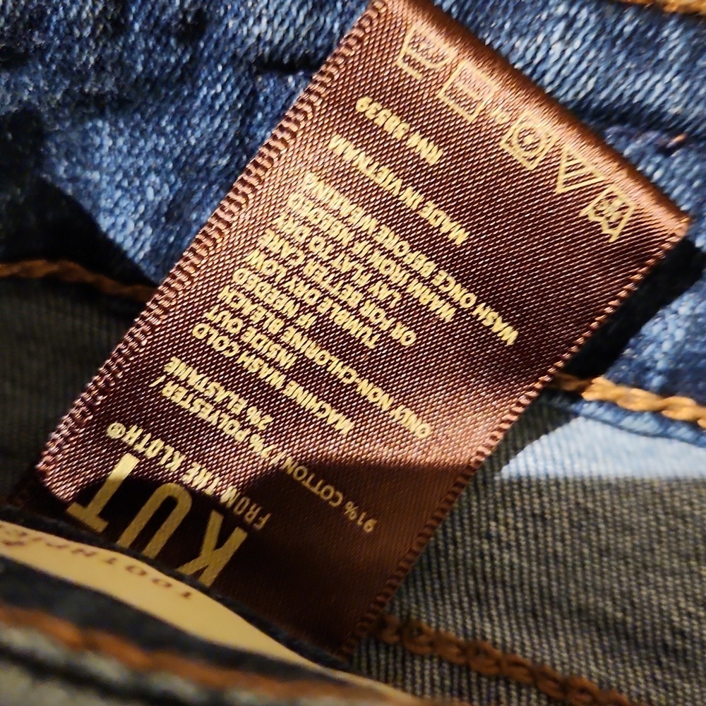 ❤️ KUT FROM THE KLOTH FAB AB HIGH RISE TOOTHPICK SKINNY JEANS, 10 (30) - Picture 8 of 9
